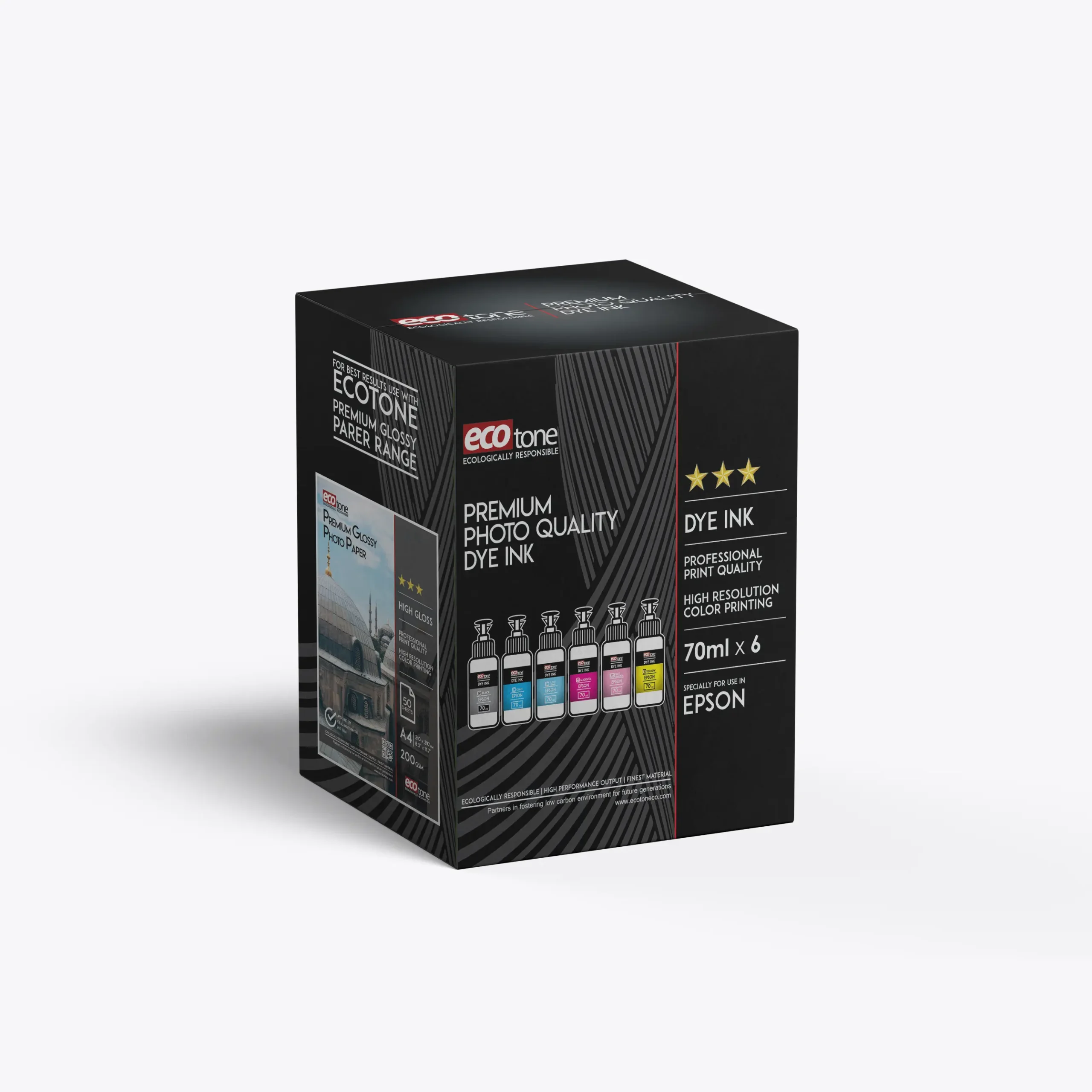DYE INK 70ML 4COLOR EPSON 3250