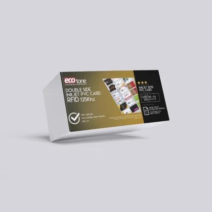 PREMIUM INKJET RFID 125khz READY DOUBLE SIDE PVC CARD 85x55mm 0.80mm